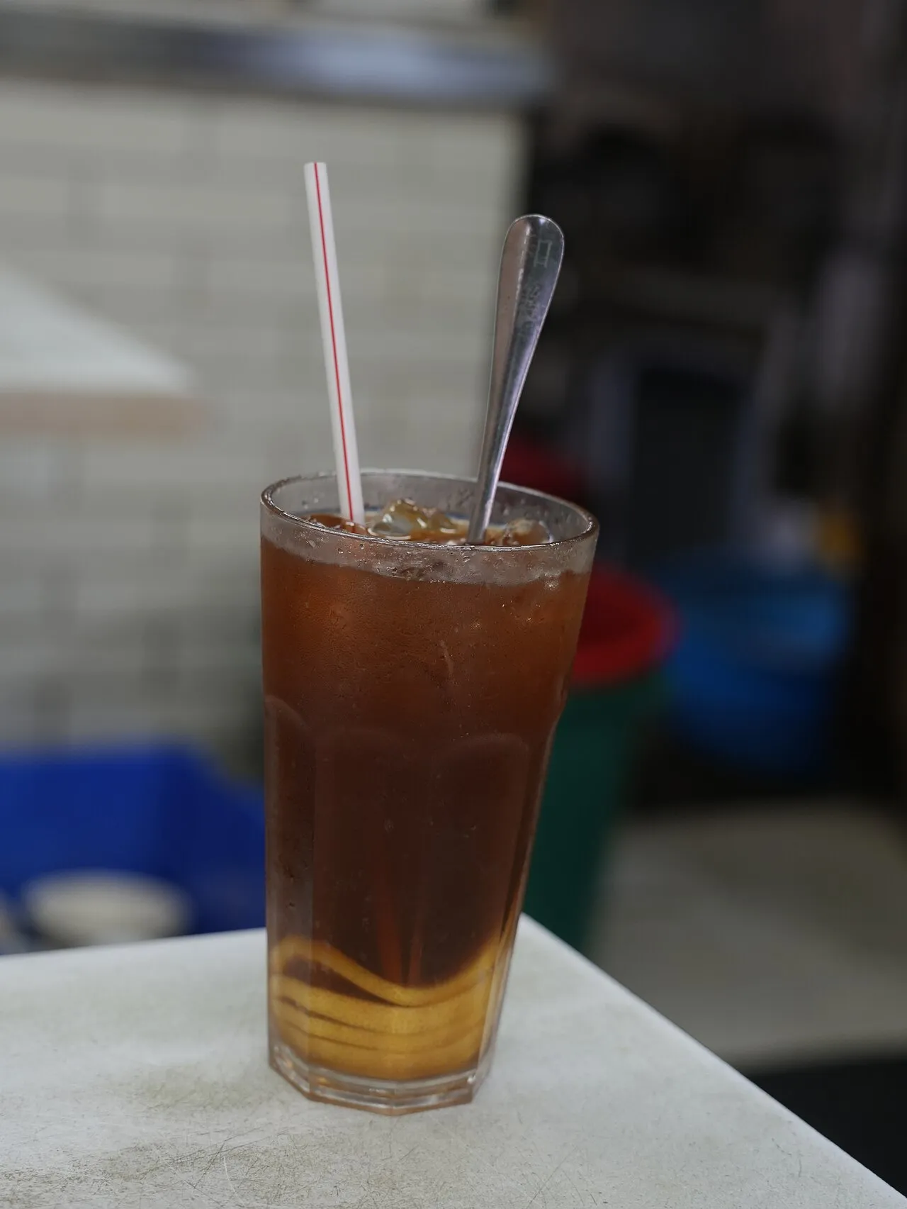 Eistee-Zitrone Slush
