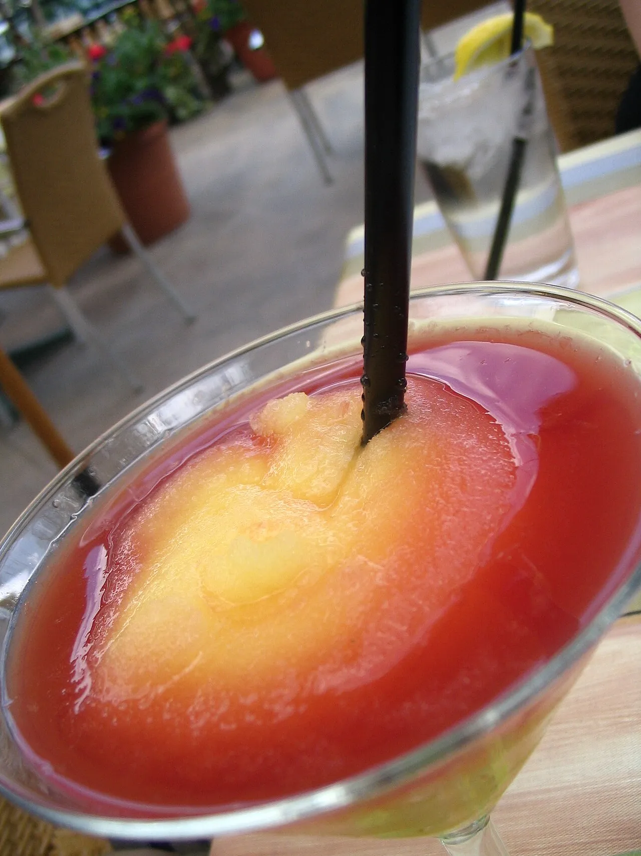 Frozen Peach Bellini