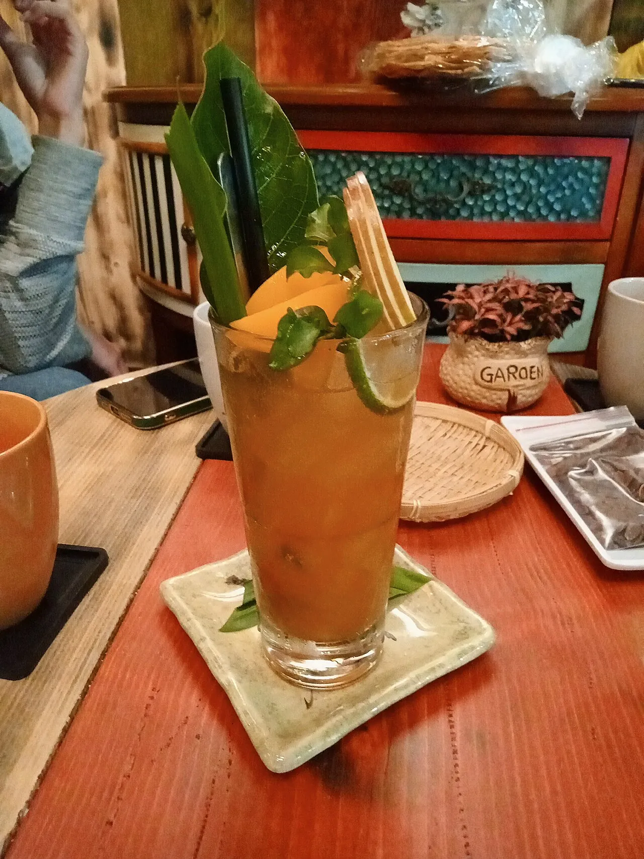 Pfirsich-Eistee Slush